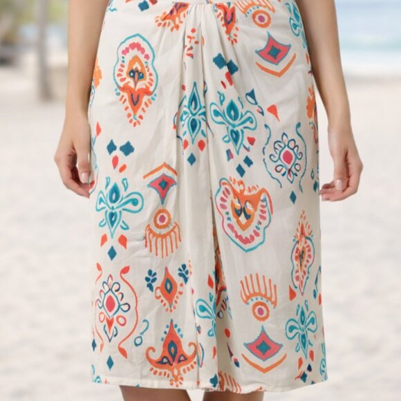 G by Giuliana Dresses & Skirts - G by Giuliana High Waisted Linen Blend Sugar Washed Boho Resort Coastal 10